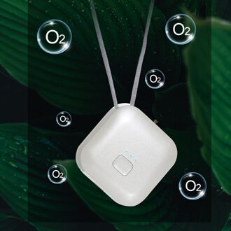 Oplaadbare Hals Opknoping Luchtreiniger Oplaadbare Negatieve Ion Ketting Luchtreiniger Luchtreiniger Voor Thuis Handige