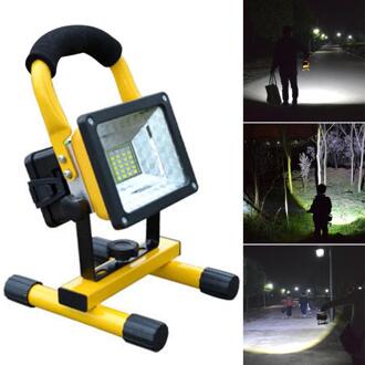 Oplaadbare Led Overstroming Licht Waterdicht IP65 Camping Lamp Outdoor Spotlight Schijnwerper Camping Licht Met Plug 5 Verlichting Modi 4.2V nee accu