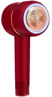 Oplaadbare Lint Remover Trui Defuzzer Met 4-Snelheden Elektrische Lint Remover Verwijderen Fuzz Lint Bobbles rood