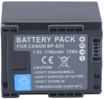 Oplaadbare Lithium-Ion Batterij Voor Canon BP-820, BP820, BP-828, BP828 1x BP-820 accu