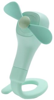 Oplaadbare Low Noise Draagbare Usb Handheld Multifunctionele Mini Fan Met Flexibele Stand 360 ° Rotatio GN