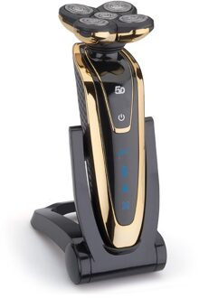 Oplaadbare Scheermes Hele Lichaam Wassen Elektrisch Scheerapparaat Scheren Machine Mannen Baard Trimmer Met 5 Onafhankelijk