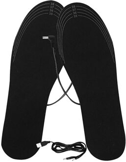 Oplaadbare Unisex Winter Warmer Voet Usb Opladen Elektrische Verwarmde Inlegzolen Voor Schoenen Verwarming Binnenzool Laarzen Heater Pads Size 35-39