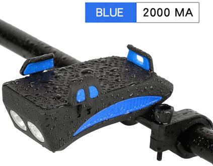 Oplaadbare Usb Led Fiets Koplamp Fiets Hoofd Licht Voor Lamp Hoorn Houder Bikecycle Hoorns Bikecycle Accessoires 2