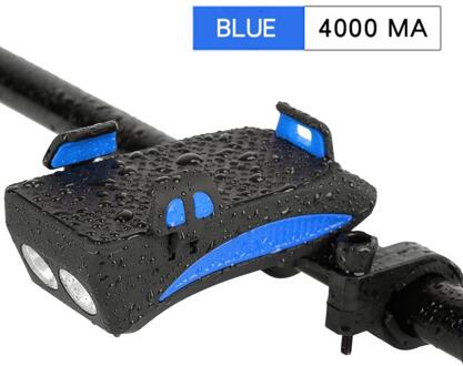 Oplaadbare Usb Led Fiets Koplamp Fiets Hoofd Licht Voor Lamp Hoorn Houder Bikecycle Hoorns Bikecycle Accessoires 6