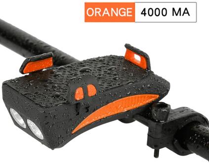 Oplaadbare Usb Led Fiets Koplamp Fiets Hoofd Licht Voor Lamp Hoorn Houder Bikecycle Hoorns Bikecycle Accessoires 8