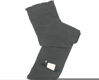 Oplaadbare Verwarmde Sjaal Warm Neck Beschermende Kleding Snelle Verwarming Imitatie Kasjmier Sjaal Kan Direct Worden Gewassen grijs