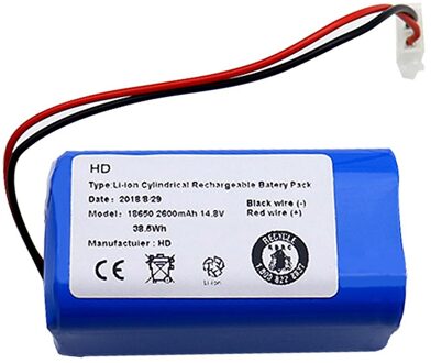 Oplaadbare Voor Ilife Ecovacs Batterij 14.8V 2600Mah Robotic Stofzuiger Accessoires Onderdelen Voor Chuwi Ilife A4 A4S A6
