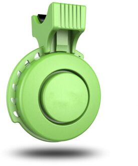 Oplaadbare Waterdichte Luid Volume Fietsen Stuur Elektrische Fiets Ring Mini Alarm Bel Elektronische Usb Opladen Fiets Hoorn groen