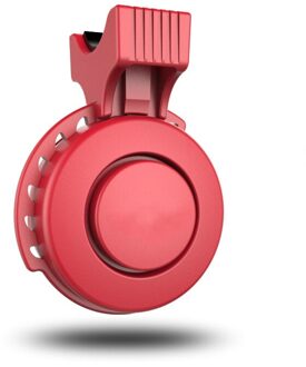 Oplaadbare Waterdichte Luid Volume Fietsen Stuur Elektrische Fiets Ring Mini Alarm Bel Elektronische Usb Opladen Fiets Hoorn Rood