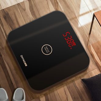 Opladen Elektronische Weegschaal Kleine Schaal Hoge Precisie Huishouden Nauwkeurige En Duurzame Body Schaal Schaal Gewicht Body very zwart night