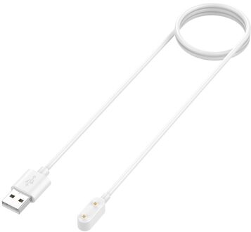 Oplader Voor Huawei Horloge Fit Vervanging Usb Laders Oplaadkabel 100Cm Accessoires Wit
