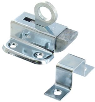 Oplegslot Universel Met Instelbare Hartafstand - Vernikkeld Staal - 15x40 Mm