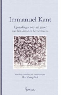Opmerkingen over het gevoel van het schone en het verhevene - Boek Immanuel Kant (9055736627)