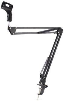 Opname Microfoon Houder Stand Clip Mic Verstelbare Suspension Boom Tafel Beugel Met Shock Houder Voor Microfoons