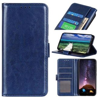 Oppo Reno6 5G Wallet Case met Magnetische Sluiting - Blauw