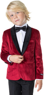Opposuits Boys dinner jacket burgundy Rood - 110/116