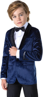 Opposuits Boys dinner jacket deep navy Blauw - 110/116