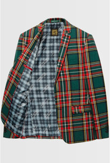 Opposuits Christmas tartan pine Groen - 50