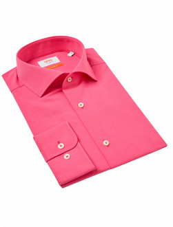 Opposuits Mr. Pink - Mannen Overhemd - Roze - Feest - Maat 43/44
