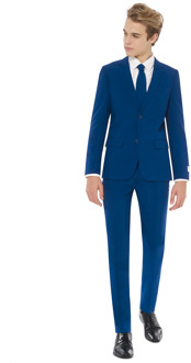 Opposuits Navy Royale - Jongens Kostuum - Blauw - Feest - Maat 158/164