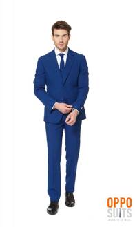 Opposuits Navy Royale - Mannen Zomer Kostuum - Blauw - Feest - Maat 52