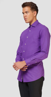 Opposuits Overhemd Purple Prince Heren Polyester Paars