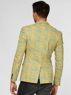 Opposuits Retro 80's animal electric Geel - 48