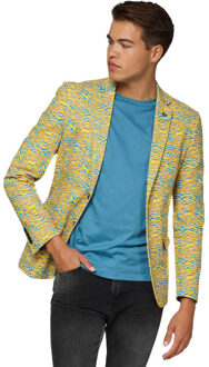 Opposuits Retro 80's animal electric Geel - 54