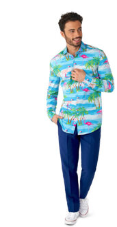 Opposuits Shirt ls flaminguy Veelkleurig - 42 (L)