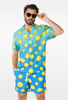 Opposuits Smiley® Summer Fade Outfit Geel - Beige - Creme, Blauw, Multikleur - Print