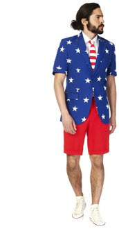 Opposuits Stars and Stripes - Mannen Zomer Kostuum - Gekleurd - Feest - Maat 56