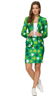 Opposuits Suitmeister St Patrick's Day Clovers - Vrouwen Kostuum - Groen - Feest - Maat 40-42