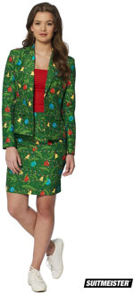 Opposuits Suitmeister Verkleedpak Kerstversieringen Dames Polyester Mt S