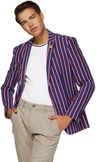 Opposuits Supportswear cheer stripes cobalt blue Blauw - 50
