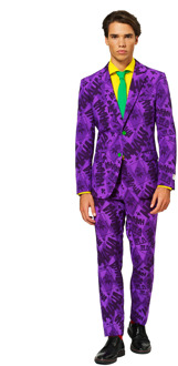 Opposuits The Joker™ - Mannen Kostuum - Paars - Halloween - Maat 54