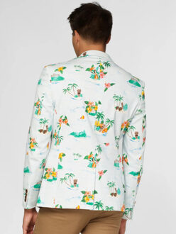 Opposuits Tropical hawaiian aloha blue Blauw - 46