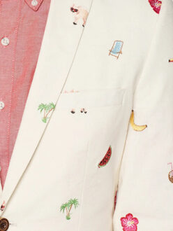 Opposuits Tropical summer icons off white Beige - 50