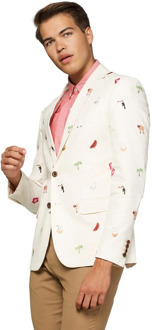 Opposuits Tropical summer icons off white Beige - 52