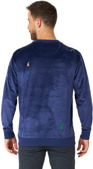 Opposuits Velvet xmas icons Blauw - S