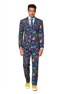 Opposuits Verkleedpak Casino Man Heren Polyester Maat 52