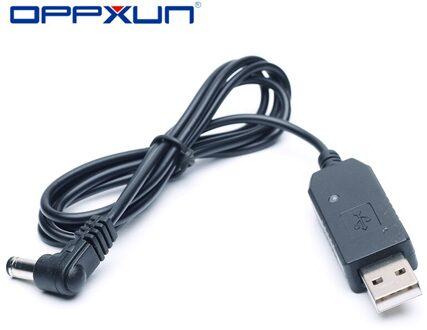 Oppxun Usb Charger Cable Met Indicatielampje Voor Baofeng UVB3Plus Batetery Draagbare Radio BF-UVB3 UV-S9 Plus Walkie Talkie