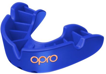 Opro Bronze Enhanced Fit Mouthguard Blauw - JR