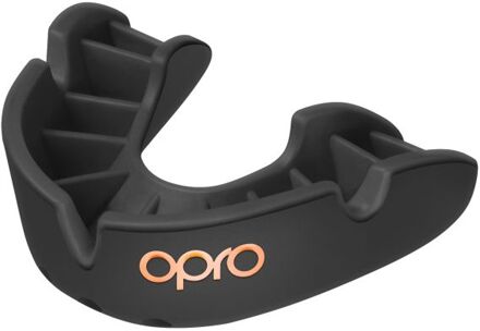 Opro Bronze Enhanced Fit Mouthguard Zwart - JR
