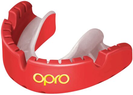 Opro Gold Ultra Fit Braces Gebitsbeschermer rood - wit - SENIOR