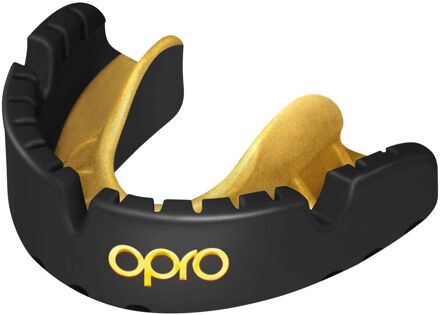 Opro Gold Ultra Fit Braces Gebitsbeschermer zwart - goud - SENIOR