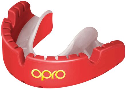 Opro Gold Ultra Fit Mouthguard Braces Rood - SR