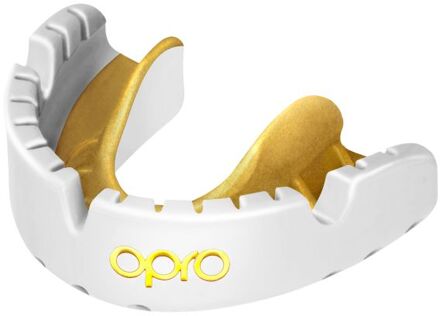 Opro Gold Ultra Fit Mouthguard Braces Wit - SR