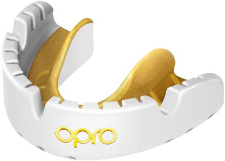 Opro Gold Ultra Fit Mouthguard Braces Wit - SR