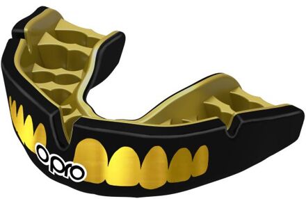 Opro Instant Custom Dentist Fit Teeth Mouthguard Zwart - SR